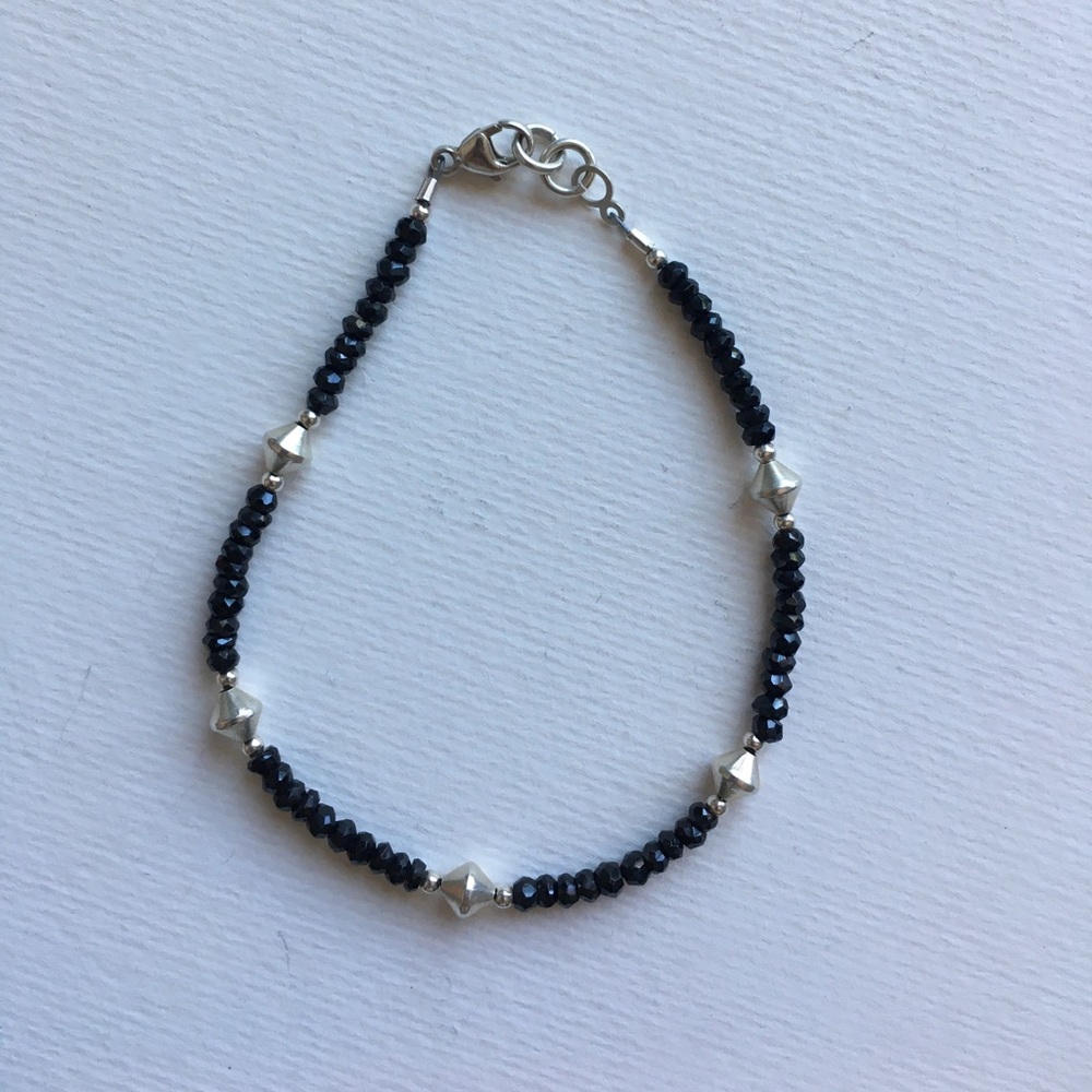 3/$35 • 
Handmade Spinel & Sterling Bracelet